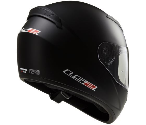 LS2 FF352 Rookie Solid Gloss Black Helmet