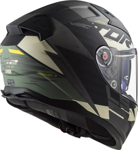 LS2 FF811 Vector II Absolute Matt Black Silver Helmet - Riders Junction