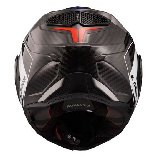 LS2 FF901 Advant X C Future Gl.white Blue Helmet - Riders Junction