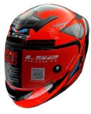 LS2 Helmets Rookie Betha Hi Viz Orange Black- FF352