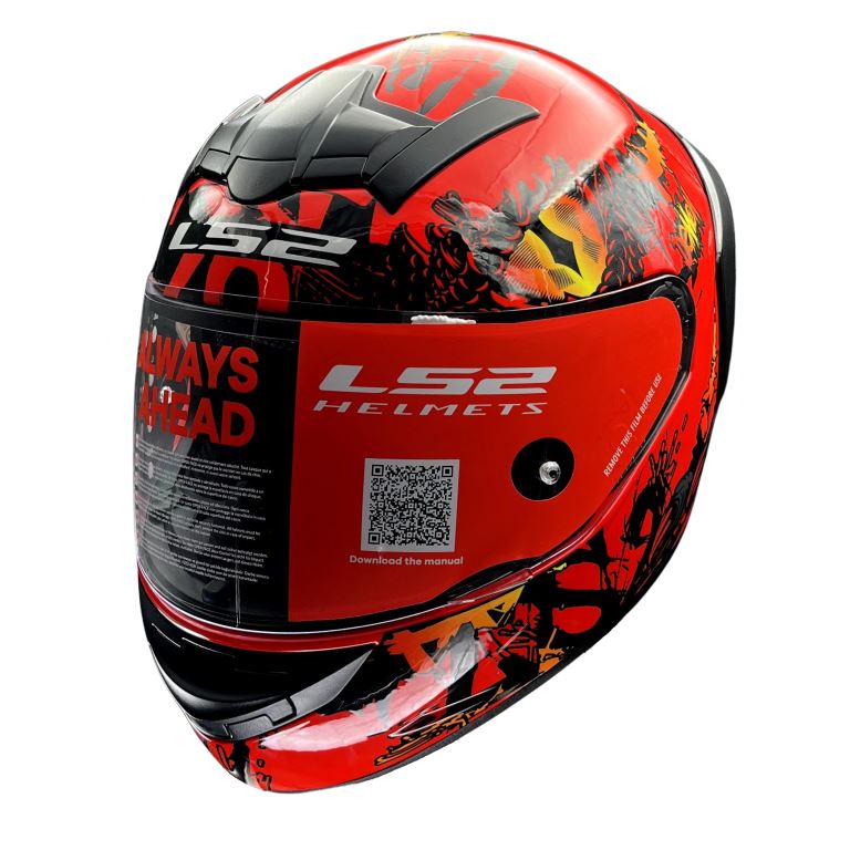 LS2 FF352 Rookie Demon Red Helmet
