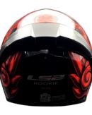 LS2 Helmets Rookie Foo Dog Black Red - Ff352