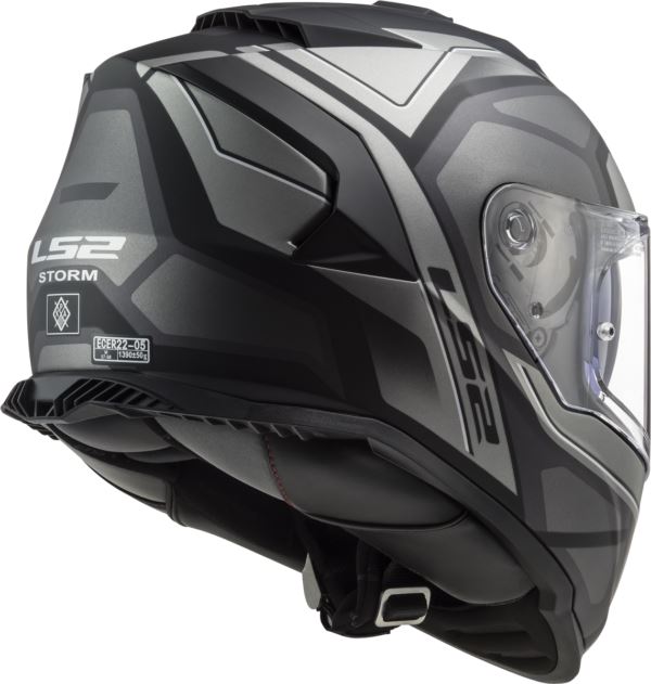 LS2 FF800 Storm II Faster Matt Titanium Helmet - Riders Junction