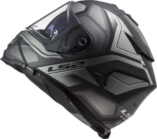 LS2 FF800 Storm II Faster Matt Titanium Helmet - Riders Junction