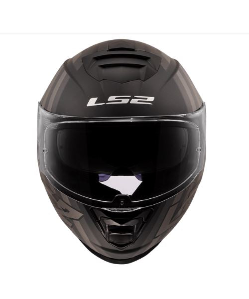 LS2 FF800 Storm II Flag Gloss Black Grey-06 Helmet - Riders Junction