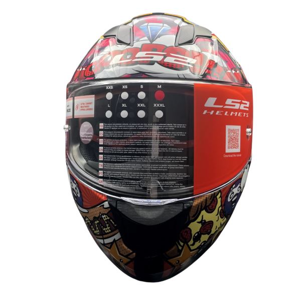 LS2 Helmets Stream Evo Comics Black D-ring - Ff320