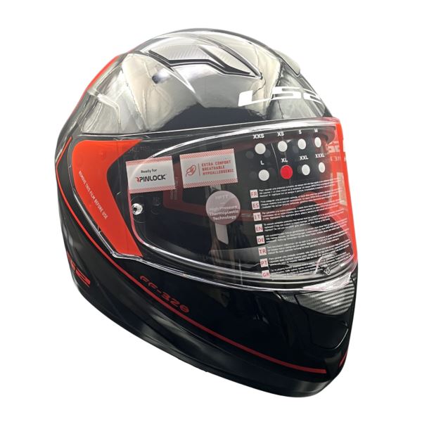 LS2 Helmets Stream Evo Ggio Black 7c Black D-ring D-ring - FF320