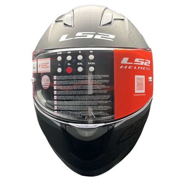 LS2 Helmets Stream Evo Sche Black 7c Gray D-ring - Ff320