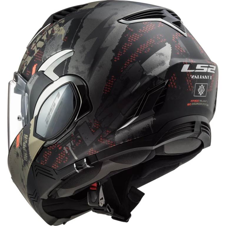 LS2 Helmets Valiant Ii Gripper Matt Antique Gold - FF900