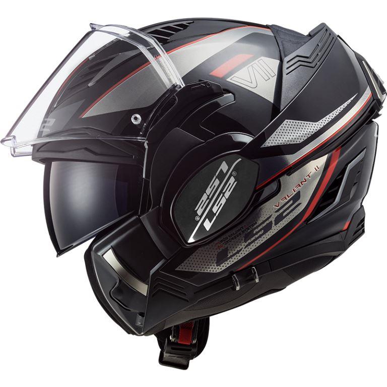 ls2 chrome helmet LS2 FF900 Valiant Ii Hub Gloss Black Chrome Helmet