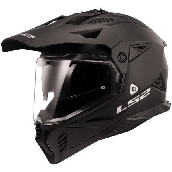 LS2 MX436 Pioneer II Solid Matt Black-06 - Helmet