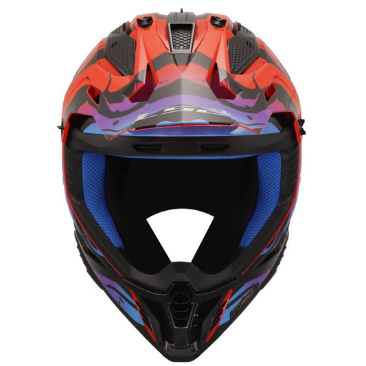 LS2 MX437 Fast Ii Wash Red-06 - Helmet - Riders Junction