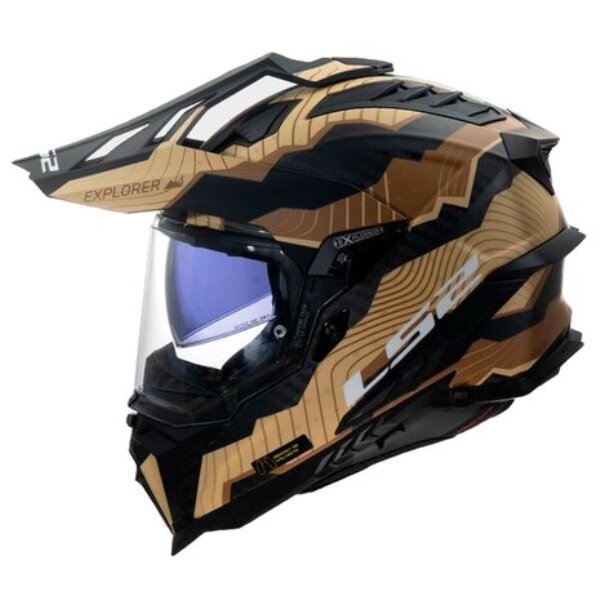 LS2 MX701 Explorer C Trick Brown Sand-06-Helmet