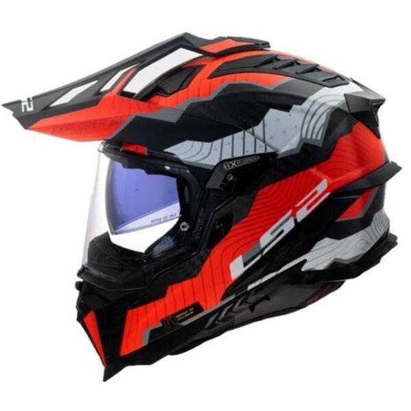 LS2 MX701 Explorer C Trick white Red-06-Helmet