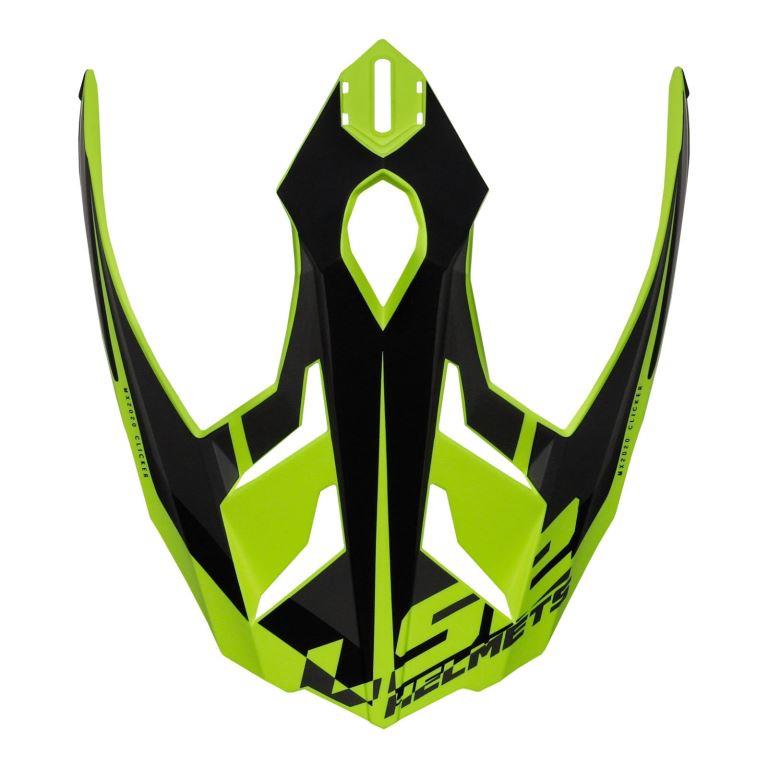 LS2 MX701 Peak Alter Matt Black H-v Yellow