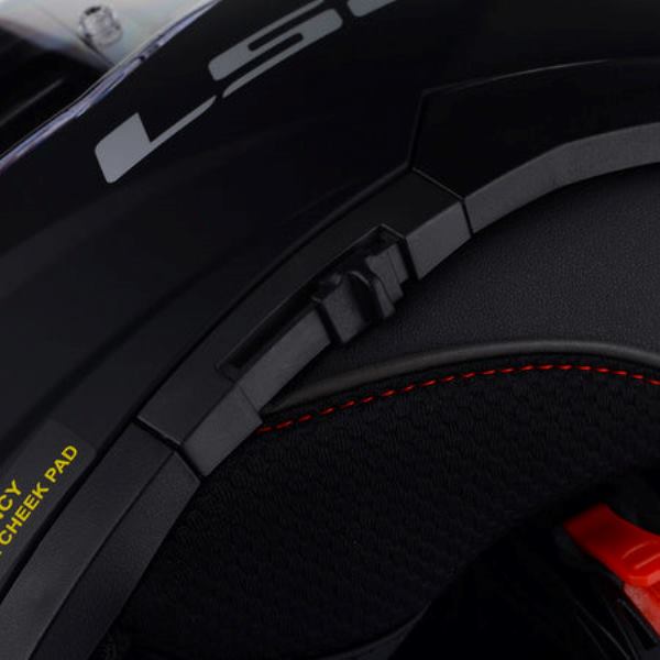 LS2 Stream II Solid Matt Black Helmet (D-Ring)