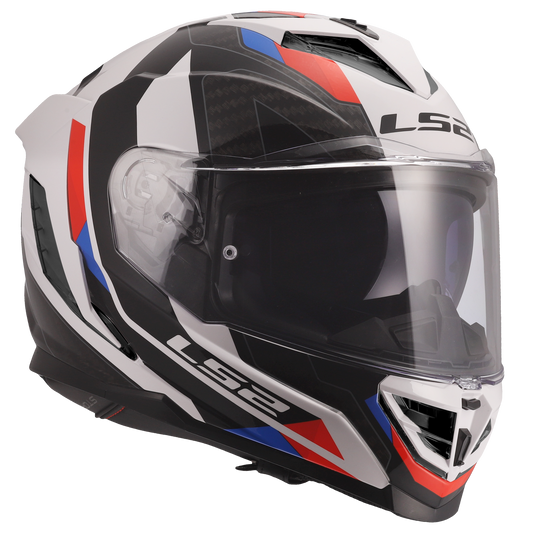 LS2 FF818 Storm III Sporty White Blue Red - Helmet