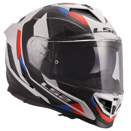 LS2 FF818 Storm III Sporty White Blue Red - Helmet