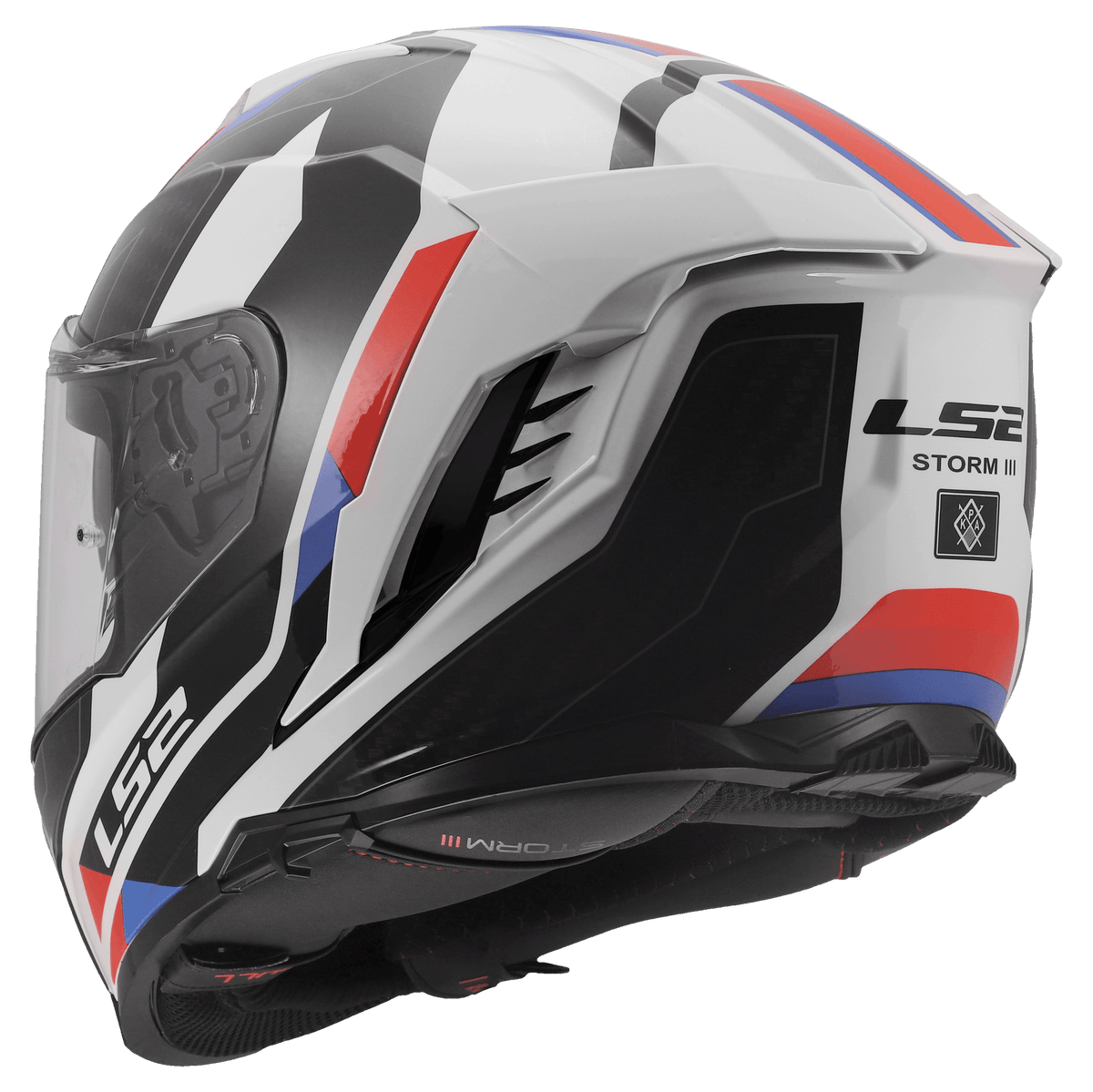 LS2 FF818 Storm III Sporty White Blue Red - Helmet