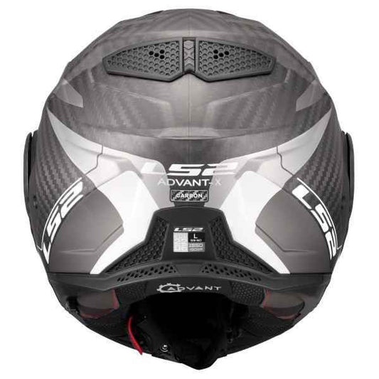 LS2 FF901 Advant X Carbon Horizon Silver Grey