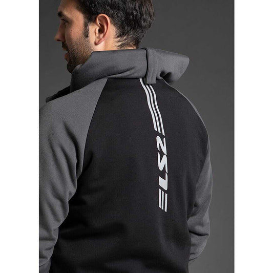 LS2 Jacket Throttle Man Jacket Black Dark Grey