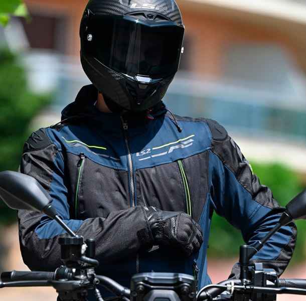 LS2 Zirconium Jacket Blue Black Yellow