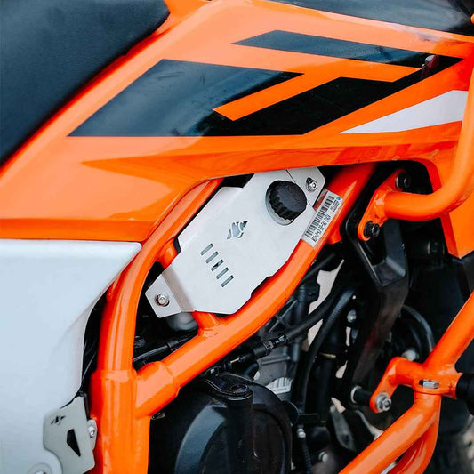 Legundary Custom KTM 390 Enduro R Custos Coolant Cap Silver - CAP22270