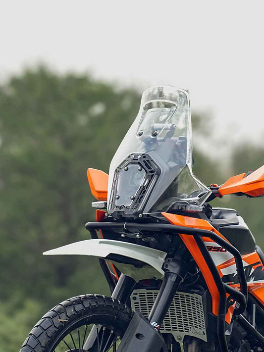 Legundary Custom KTM Adventure 390 (2025 Model) / 250 ADV / 390 ADV R / 390 ADV X+ / 390 ADV S 2025 Oculus Shield Acrylic White - GRG20594