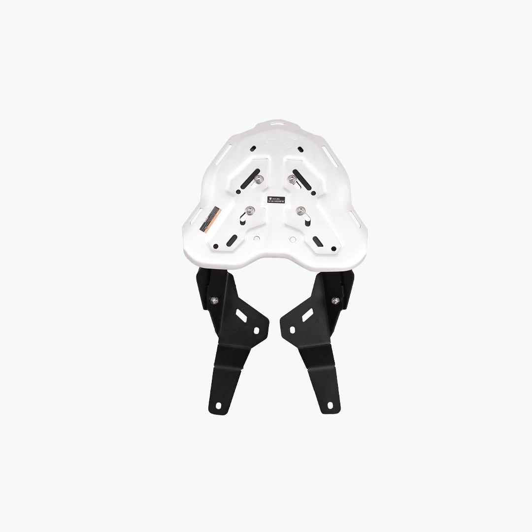 Legundary Custom TVS Apache RTX 300 Genesis Carrier Silver - Clamp Mount for Grab Rail Variants - CAR25814