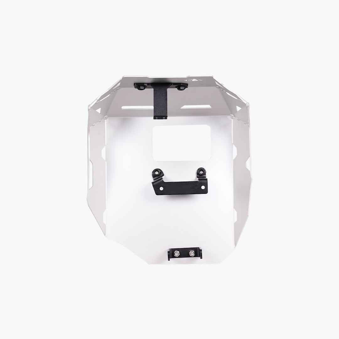 Legundary Custom TVS Apache RTX 300 Vambrace Bashplate Silver - ENG25818