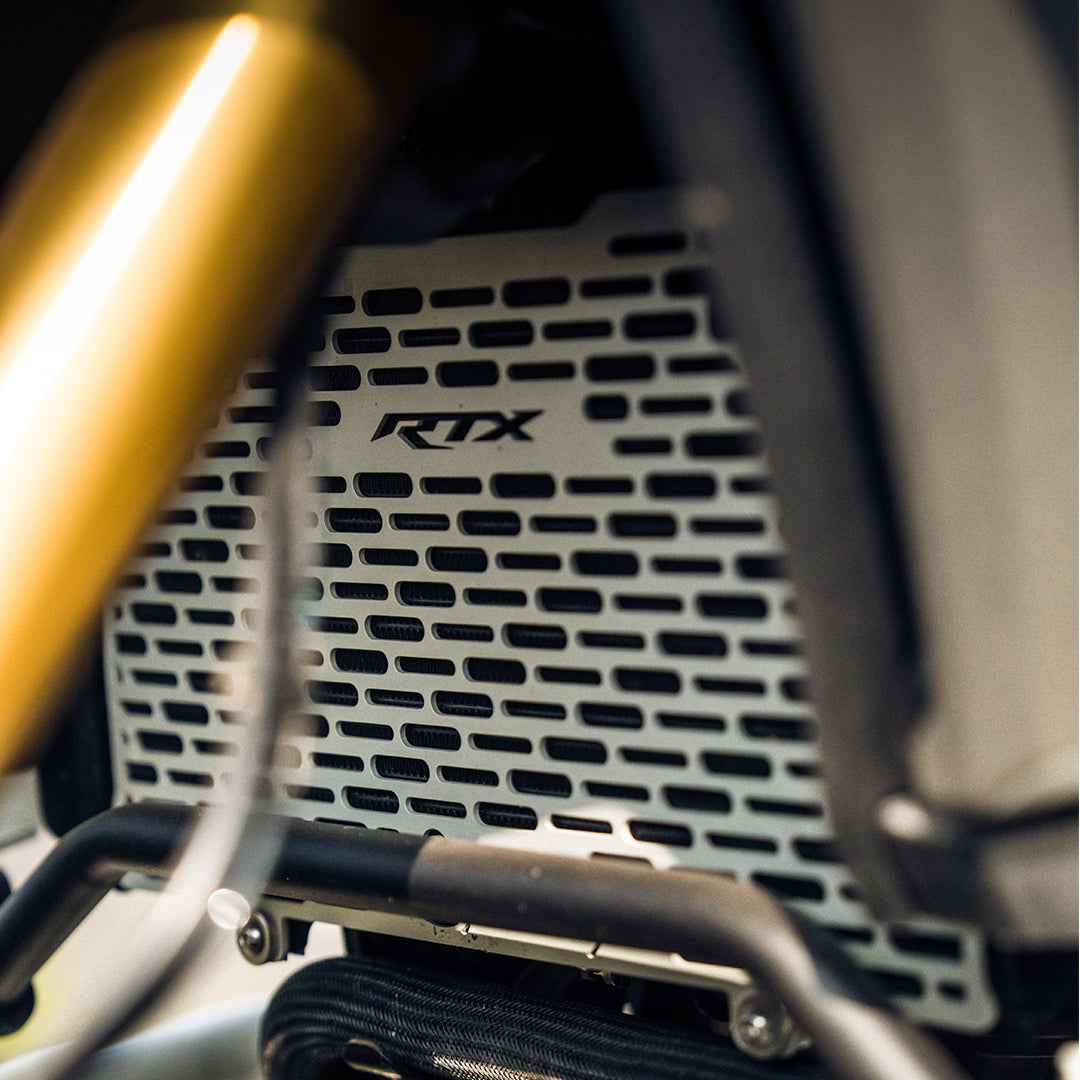 Legundary Custom TVS Apache RTX 300 Vector Radiator Grill Silver - RAG25809