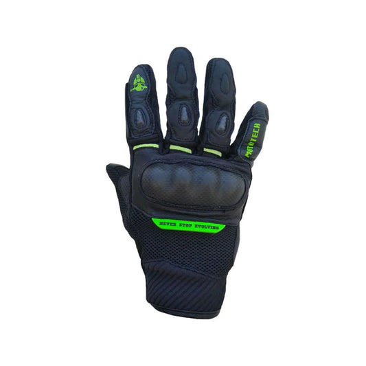 MOTOTECH Urbane Carbon Gloves - Black + Green