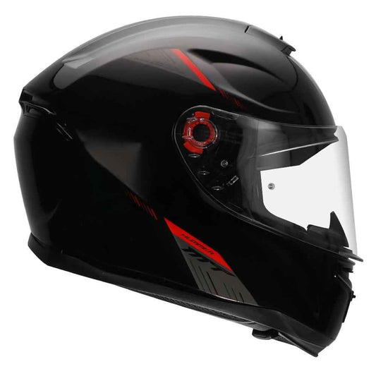 MT Hummer Solid Glossy Black Helmet