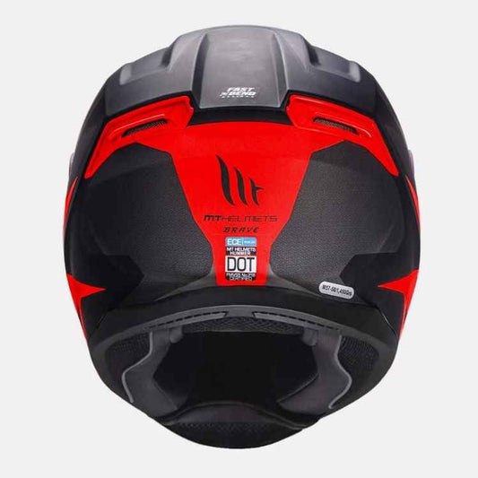 MT Helmet Hummer Brave Matt Red