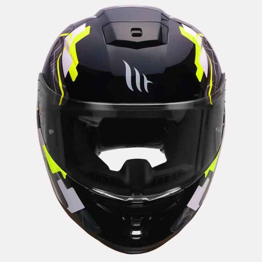 MT Helmet Hummer Code Gloss Flourscent Yellow