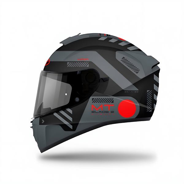 MT Helmets Blade 2 SV Vitality B5 Matt Black Grey Red
