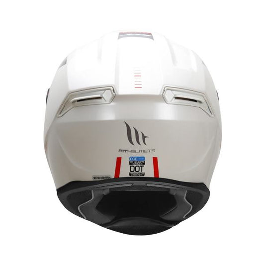 MT Helmets Hummer A0 Solid Gloss White