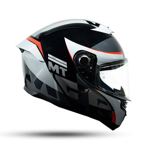 MT Helmets Hummer Oasis A1 Gloss Black White Red