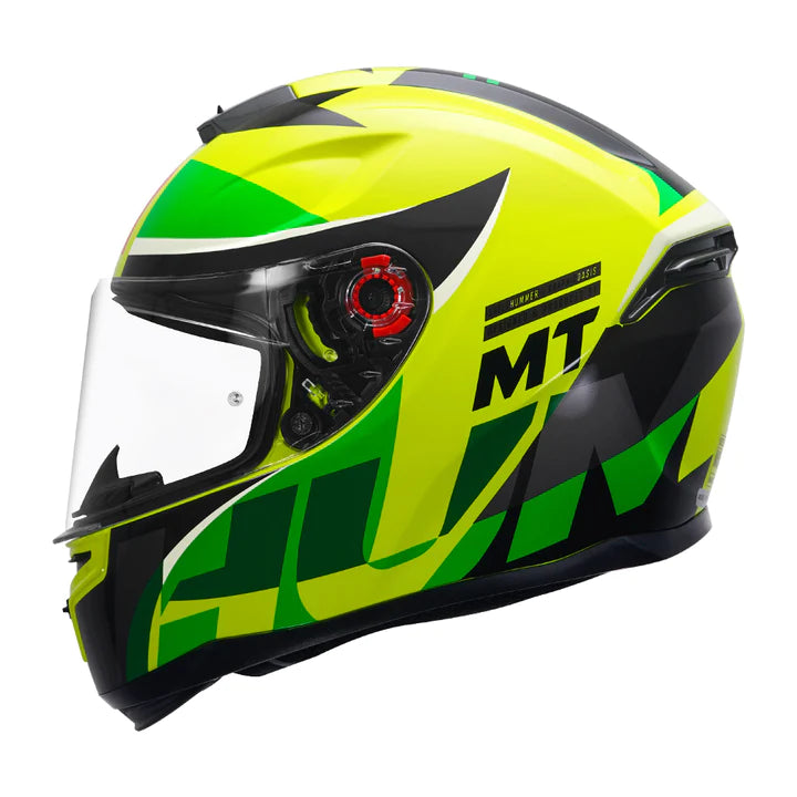 MT Hummer Oasis Helmet - Gloss Fluorescent Yellow