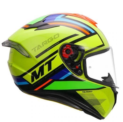 fluorescent motorcycle helmet MT Targo Pro Torvi Motorcycle Helmet Fluorescent Yellow