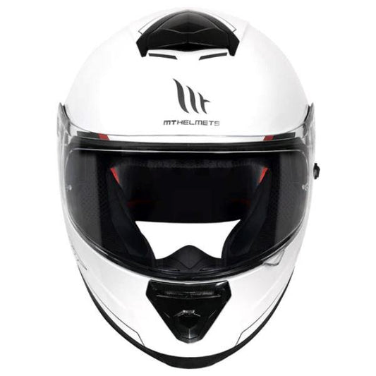 MT Thunder 3 SV Pro Solid A1 Matt White Helmet