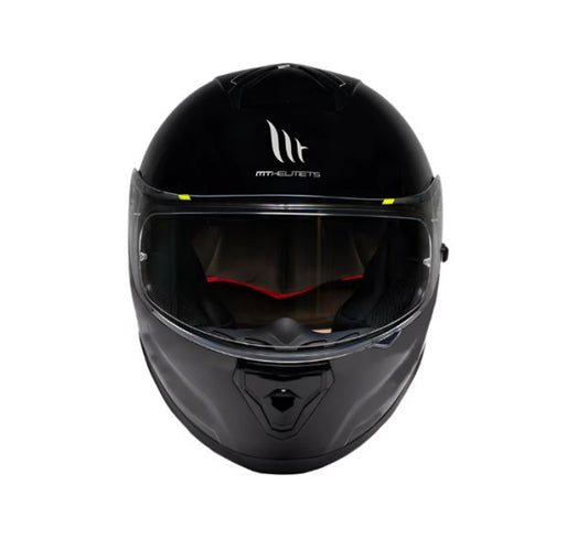 MT Thunder 3 SV Spoiler Solid A1 Gloss Black Helmet