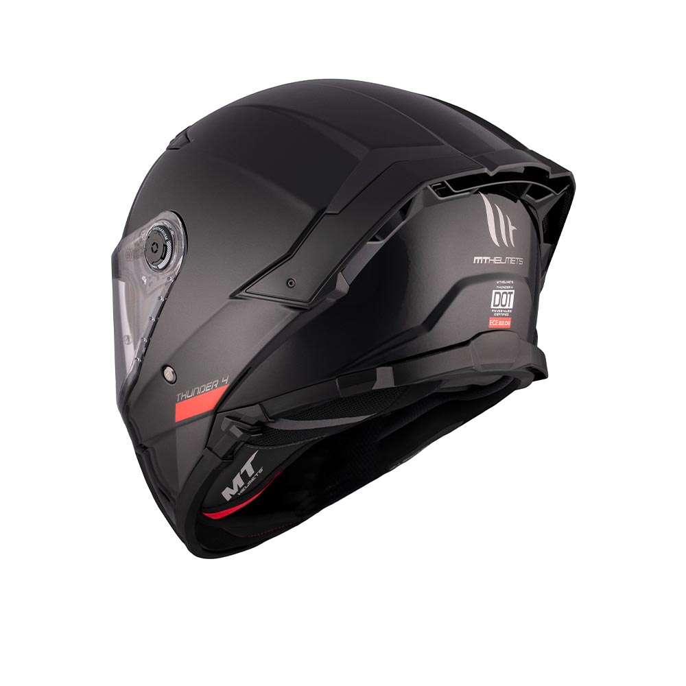 MT - Thunder 4 SV A1 Solid Motorcycle Riding Helmet (Gloss) - MTFF014SML483