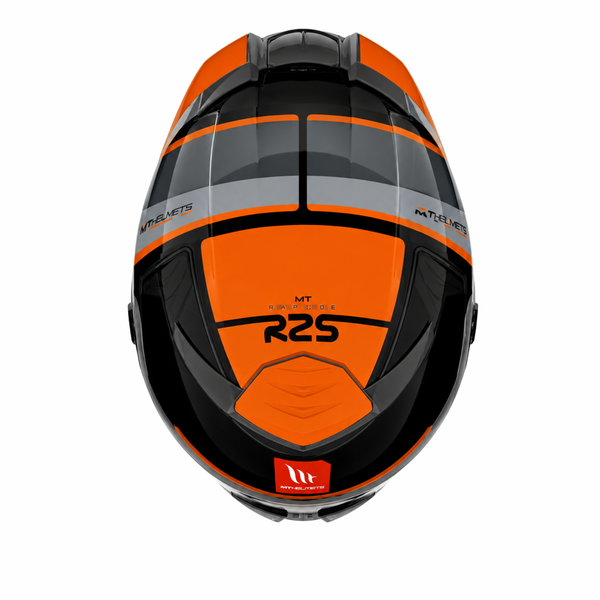 MT Helmets Thunder 4 SV R25 B4 Gloss Black Orange Helmet