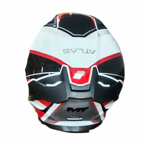MT Stinger 2 Atlas A5 Gloss White Red - Helmet