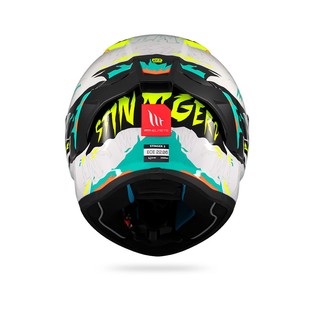 MT Stinger 2 Motorcycle Riding Helmet (Ardent A3 Gloss)