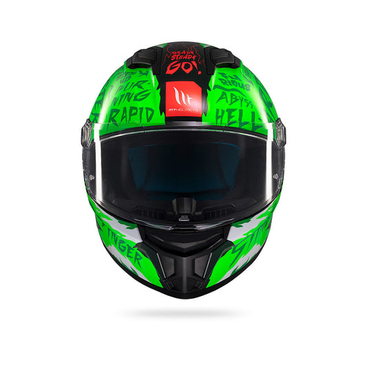 MT Stinger 2 Motorcycle Riding Helmet (Ardent C6 Gloss)