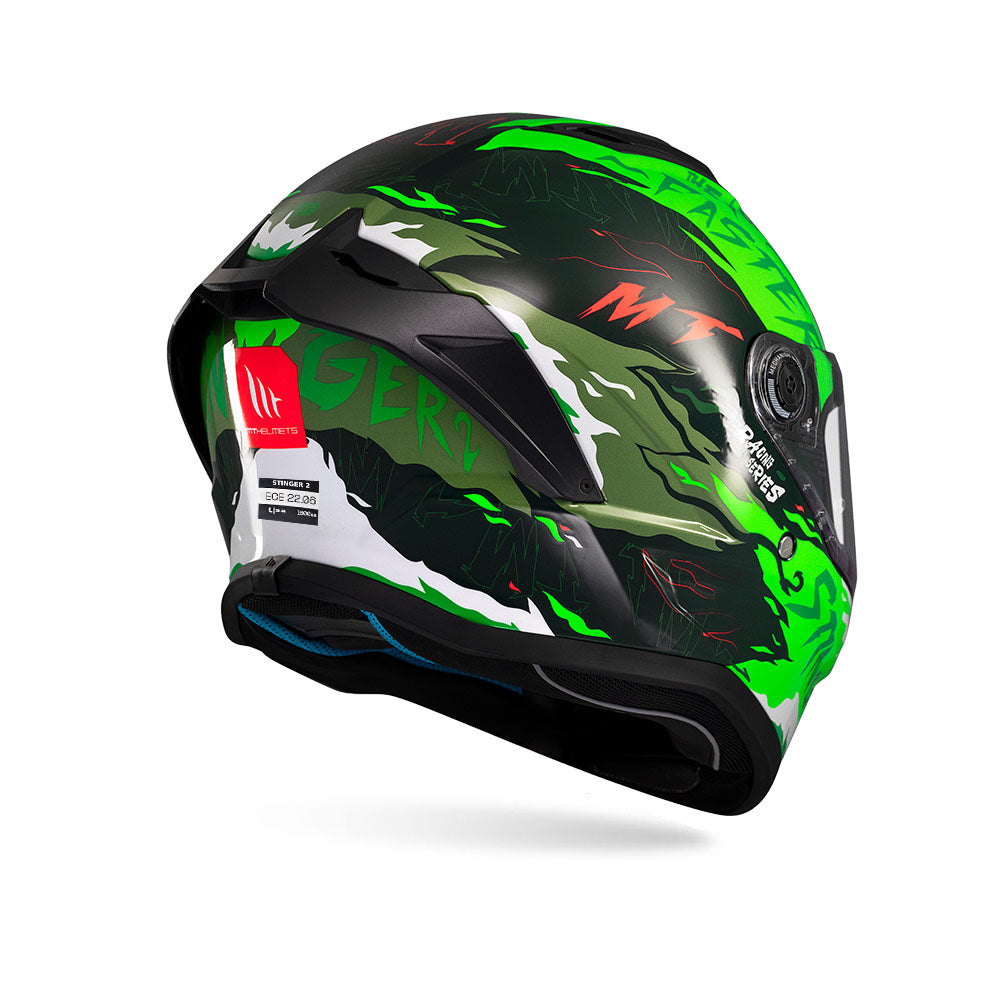 MT Stinger 2 Motorcycle Riding Helmet (Ardent C6 Gloss)