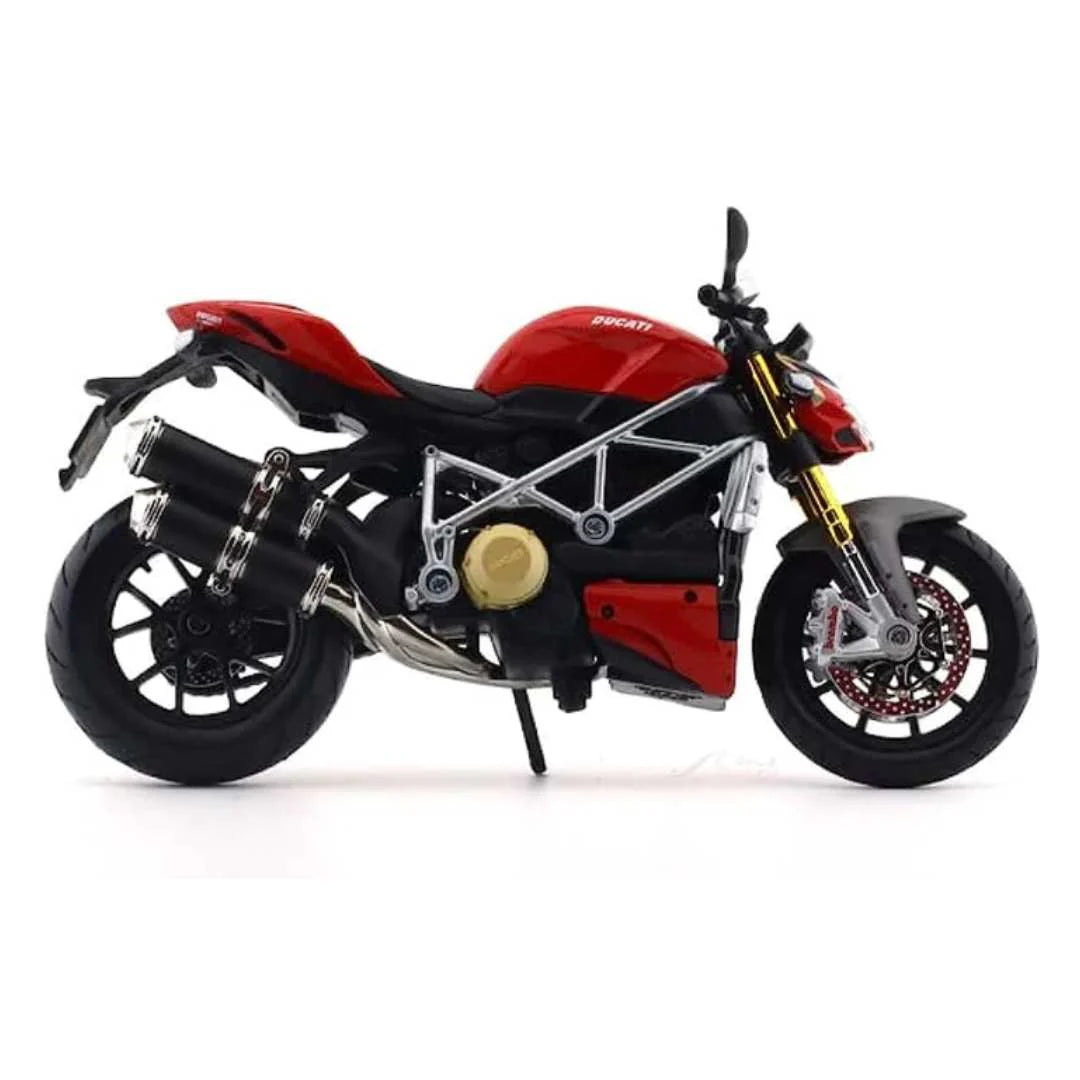 Maisto 1:12 Ducati Super Naked S Bike Red Diecast Model-52713