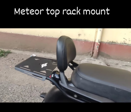 RE Meteor Top Rack with Plate - Stainless Steel - BR00222 - Riders Junction